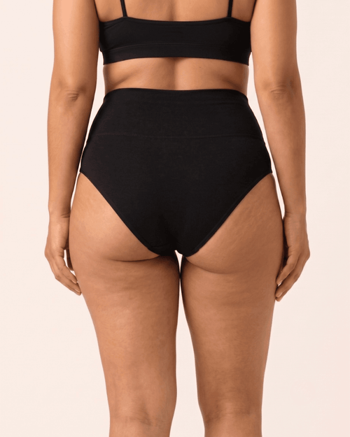 Culote Tiro Alto Bambú Negro - detalle