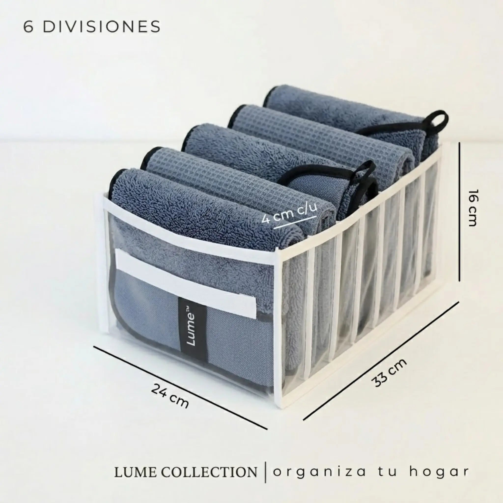 Organizador para tus Paños | Orden y Practicidad hasta 6 paños Lume