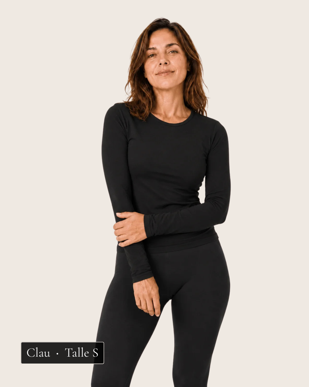 Manga Larga Bambú Negro - Claudia Talle S